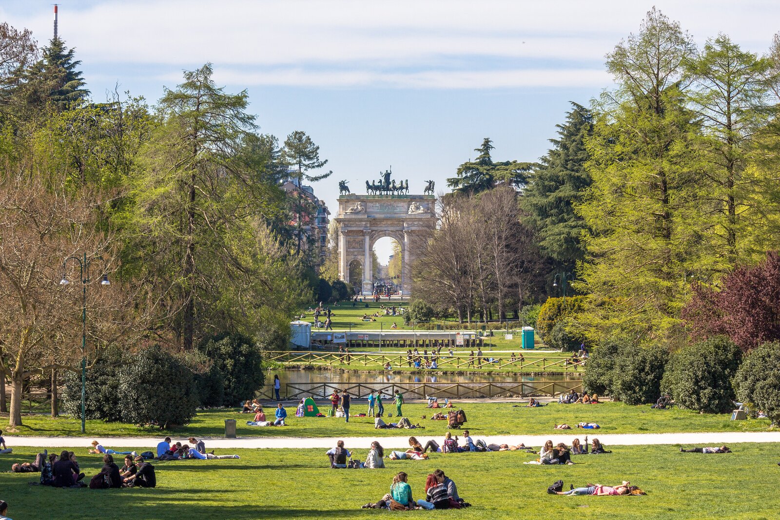 Parco Sempione and the Arco della Pace, Milan